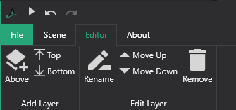 State Editor Ribbon Menu