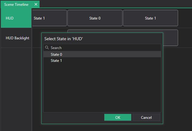 Add State Block - Selection Dialog