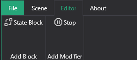 Timeline Editor Ribbon Menu